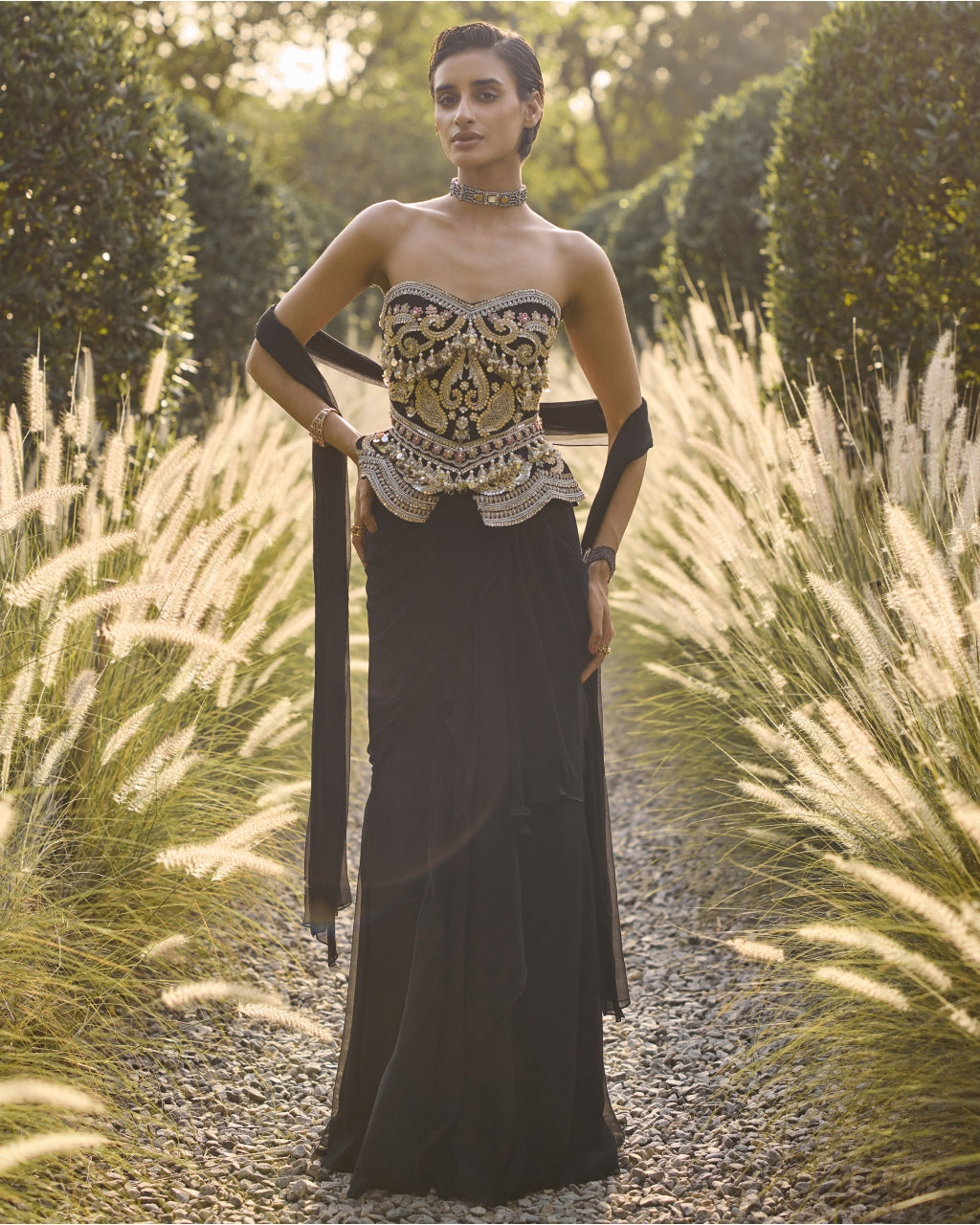 Saga Sari Set By KYNAH, Luxury Indian Fashion & Bridal Wear