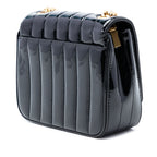 Small Patent Monogram Vicky Chain Bag