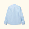 Round Collar Long-Sleeve Blue
