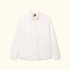 Round Collar Long-Sleeve Ivory