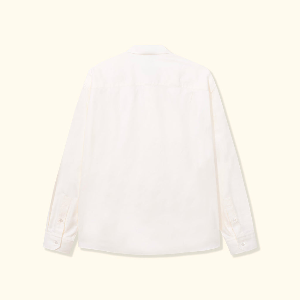 Round Collar Long-Sleeve Ivory