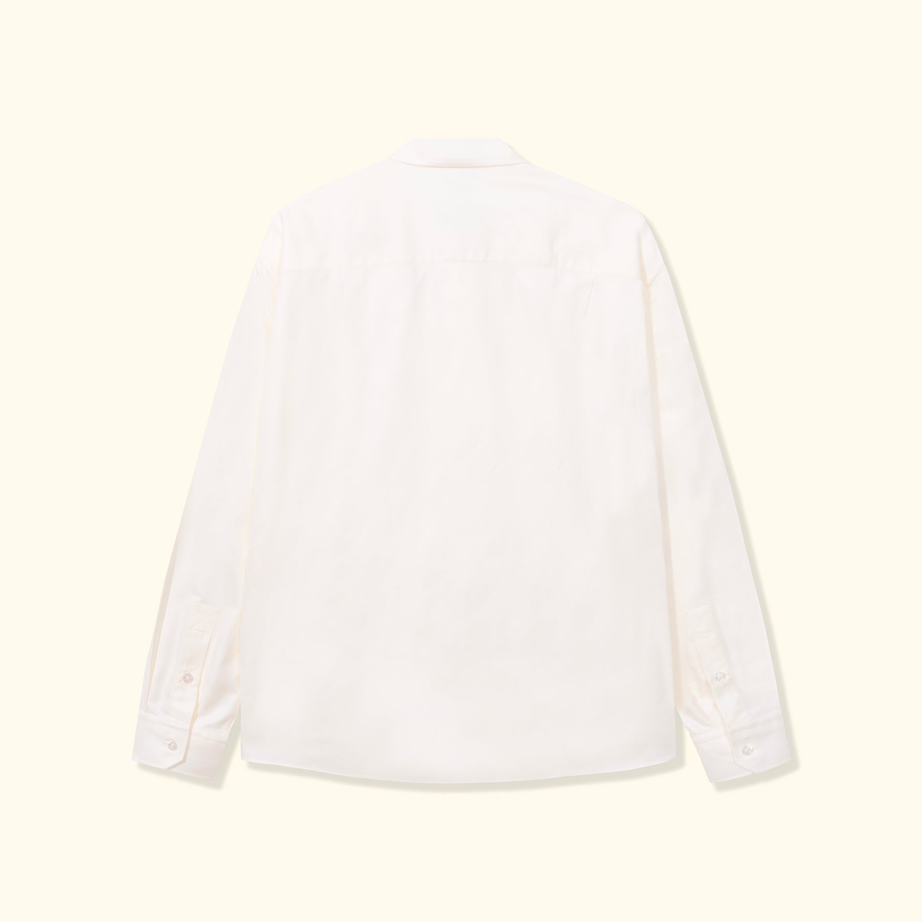 Round Collar Long-Sleeve Ivory