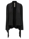 Rick Owens Medium Wrap Cardigan — Black
