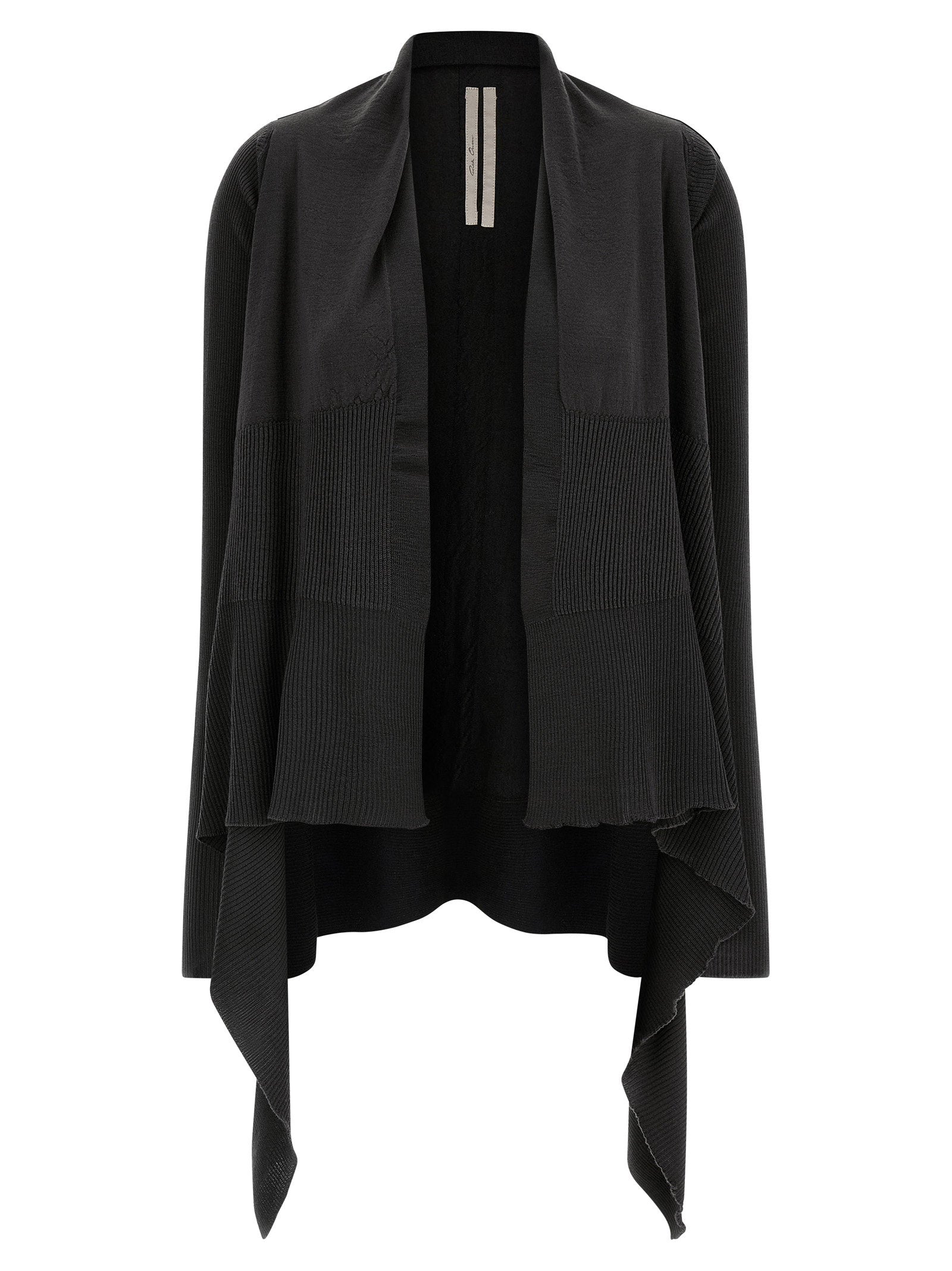 Rick Owens Medium Wrap Cardigan — Black