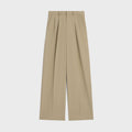 Celine Pleated Trousers — Beige