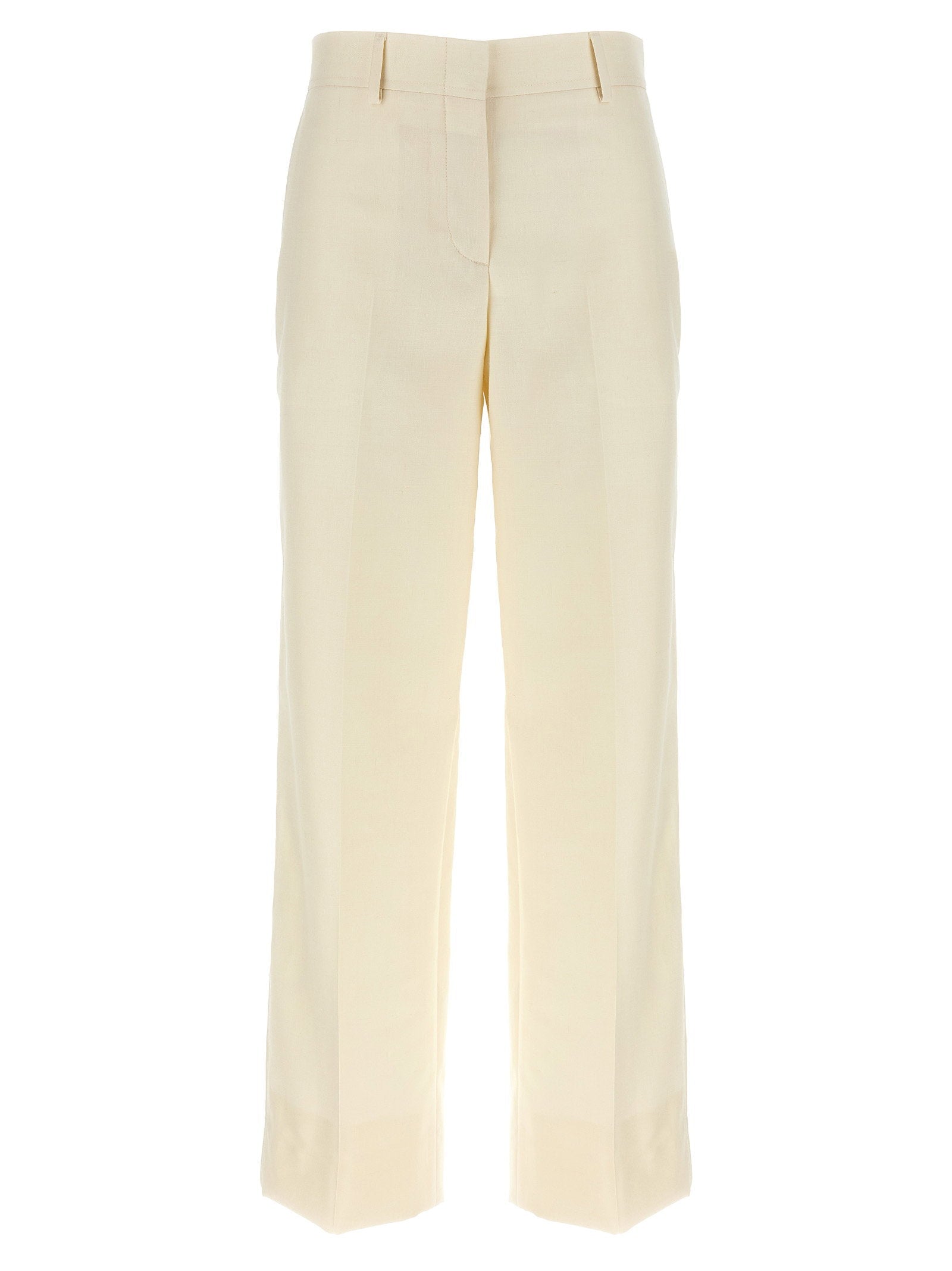 Brioni Palinuro Trousers — Cream