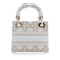 Mini Embroidered Canvas Cannage Lady D Lite