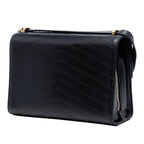 CC Chevron Calfskin Medal Flap