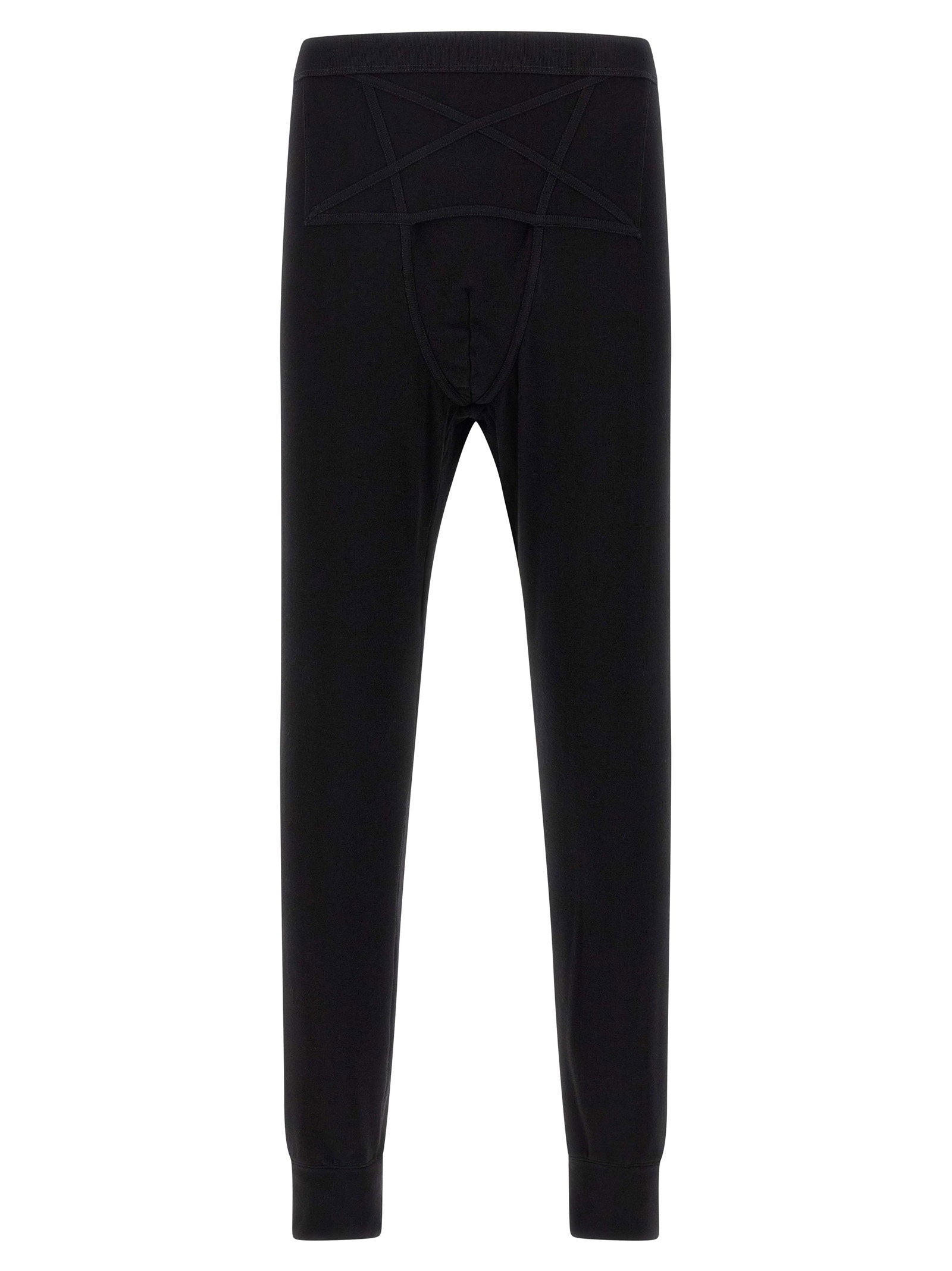Rick Owens Thermal Knit Leggings — Black