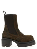 Botín Rick Owens Beatle Bogun — Marrón