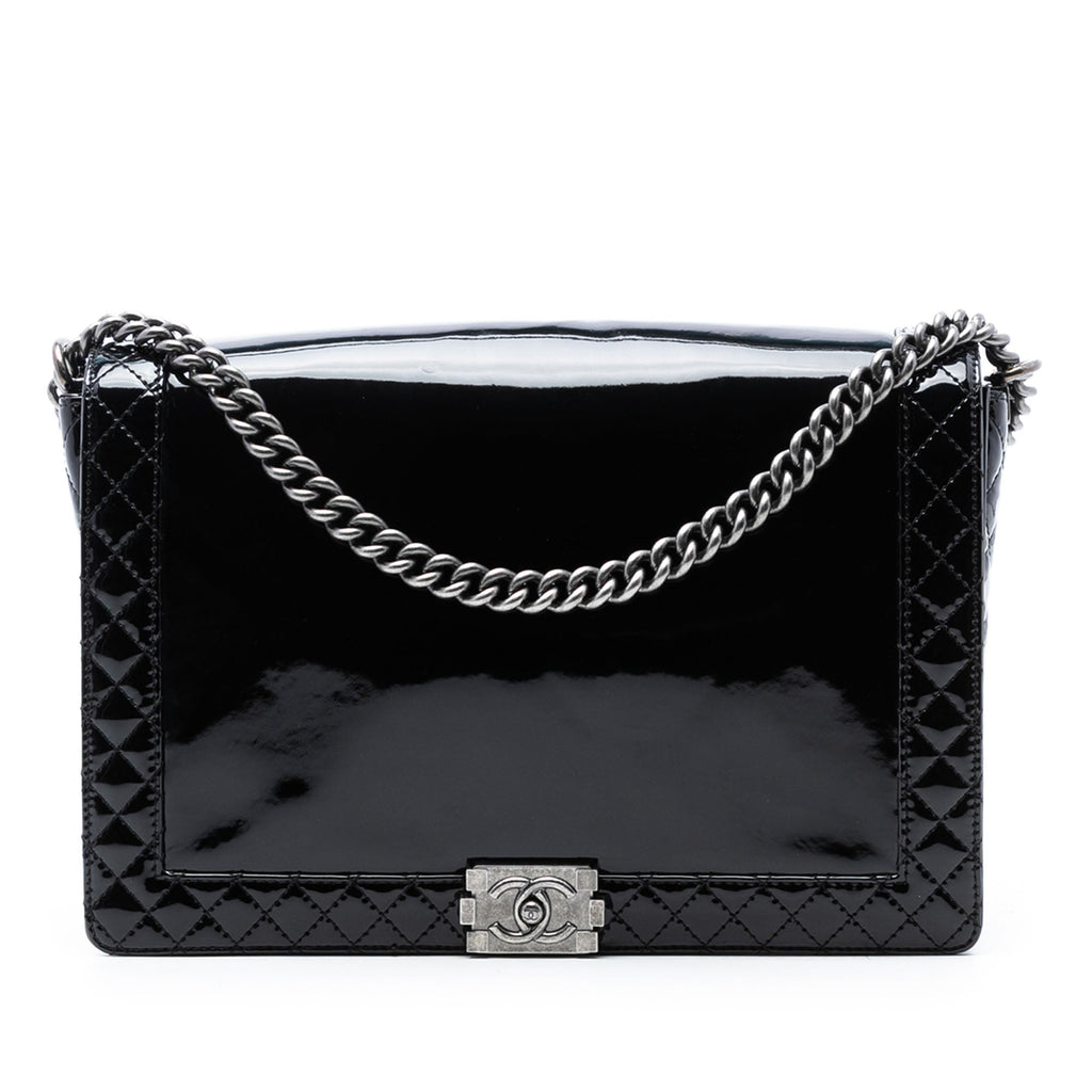 Extra Large Patent Boy Reverso Flap