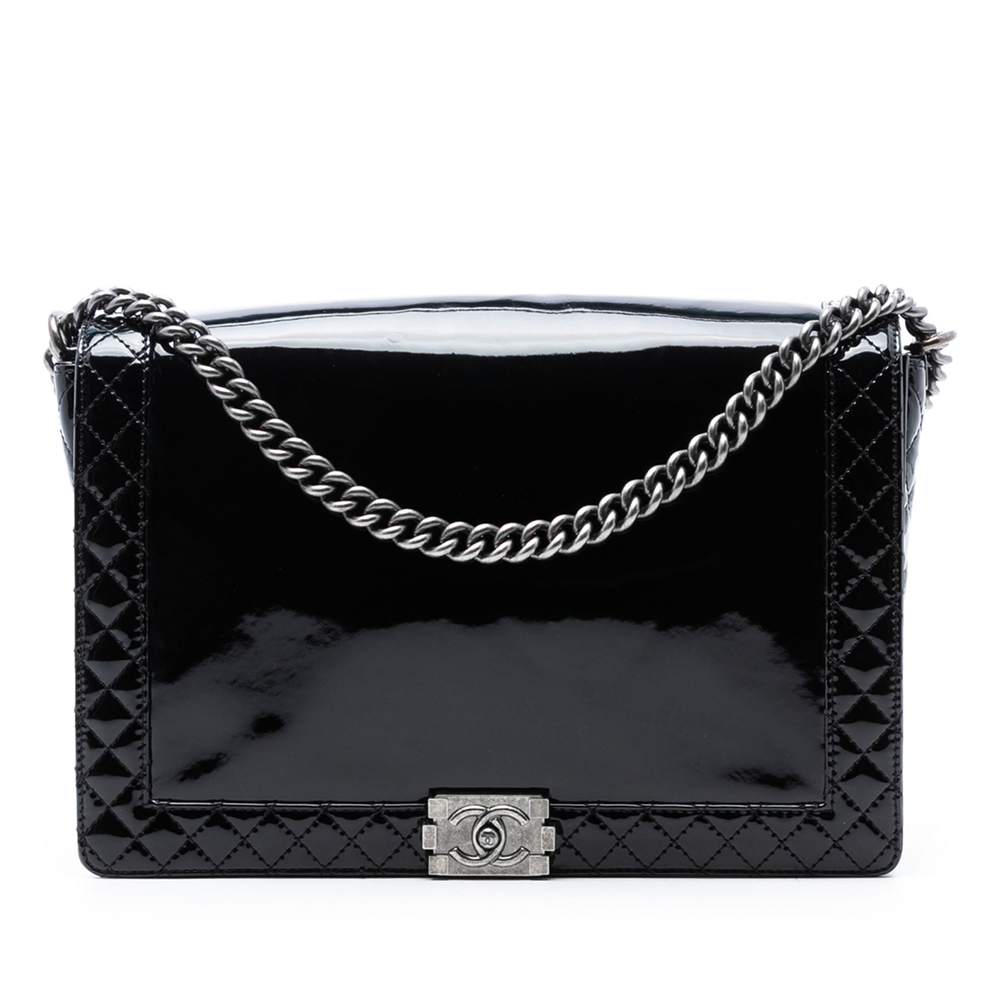 Extra Large Patent Boy Reverso Flap