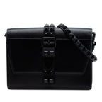Saffiano Trimmed Studded City Calf Elektra Crossbody