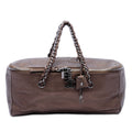Metallic Deerskin CC Luxe Ligne Bowler Bag