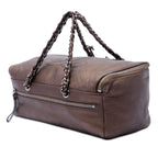 Metallic Deerskin CC Luxe Ligne Bowler Bag