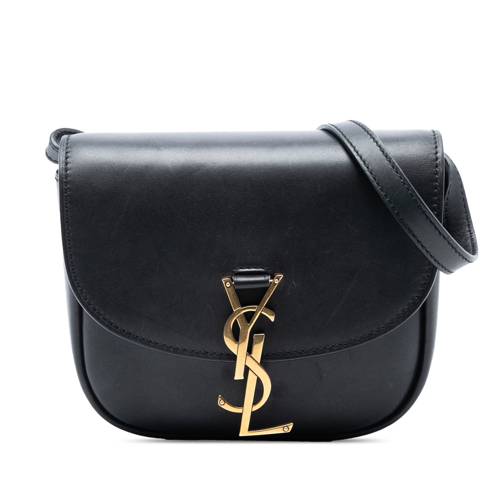 Small Leather Monogram Kaia Crossbody