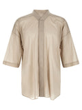 Rick Owens Jumbo Faun Shirt — Beige
