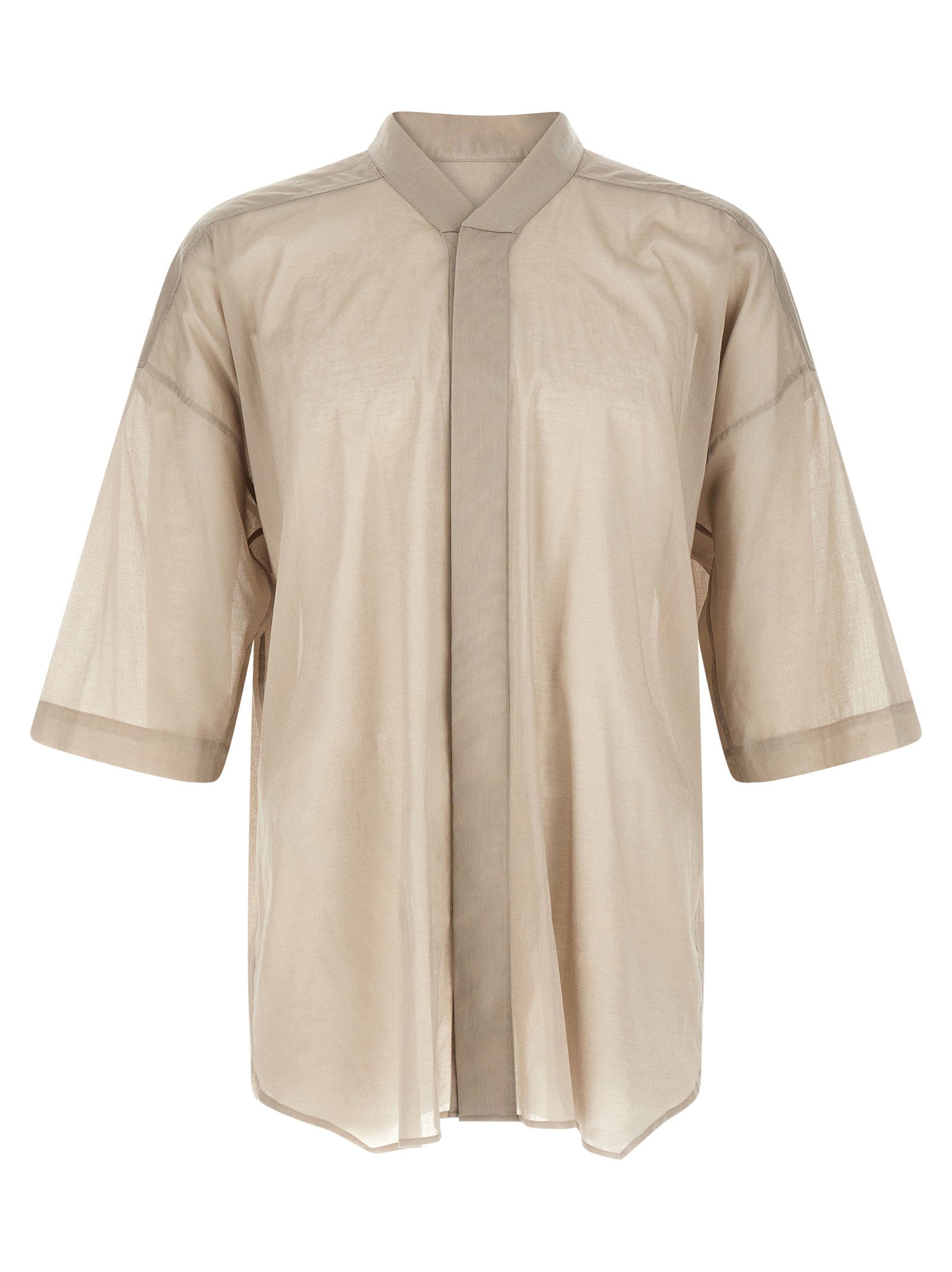Rick Owens Jumbo Faun Shirt — Beige