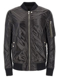 Rick Owens Padded Nylon Bomber Jacket — Black