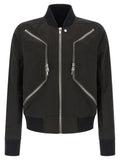 Rick Owens Cotton Bomber Jacket — Black