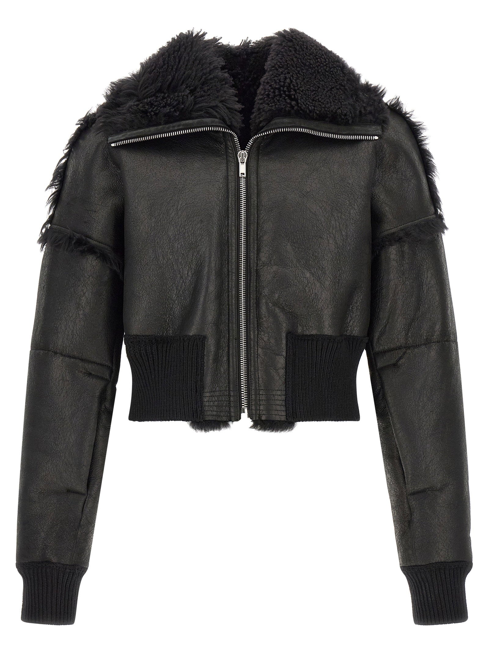 Rick Owens Flight Bomber Jacket — Black