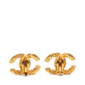 CC Gold Plated Lava Clip On Earrings