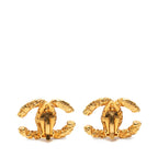 CC Gold Plated Lava Clip On Earrings