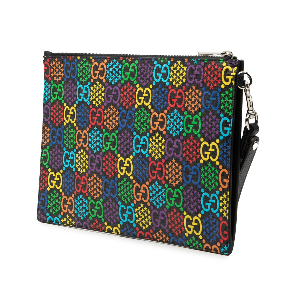 GG Supreme Psychedelic Zip Clutch