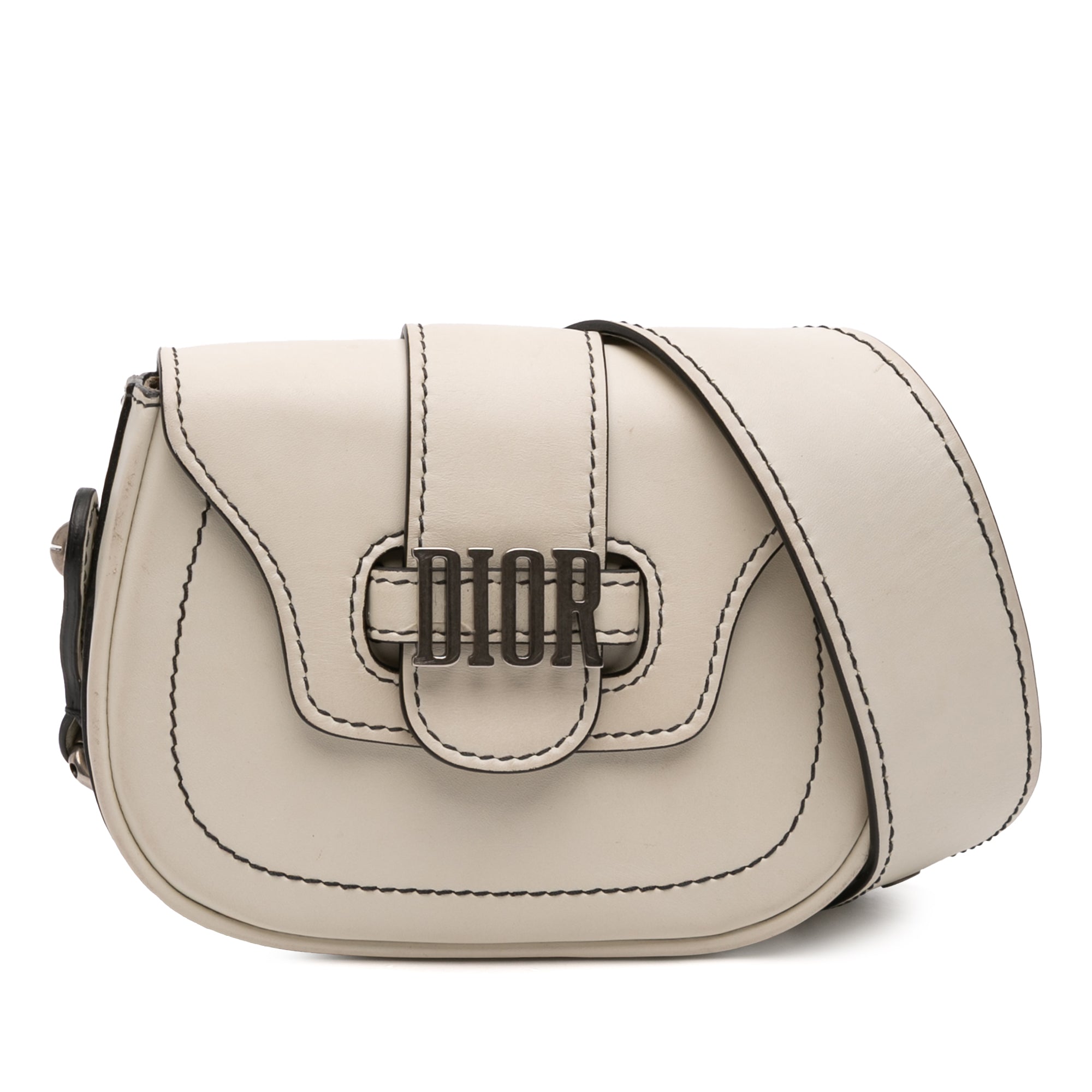 Mini Leather D Fence Saddle Bag