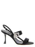 Roger Vivier Mini Bouquet Sandal — Black