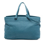 Nappa Intrecciato Accordion Satchel