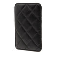 CC Quilted Lambskin Card Holder