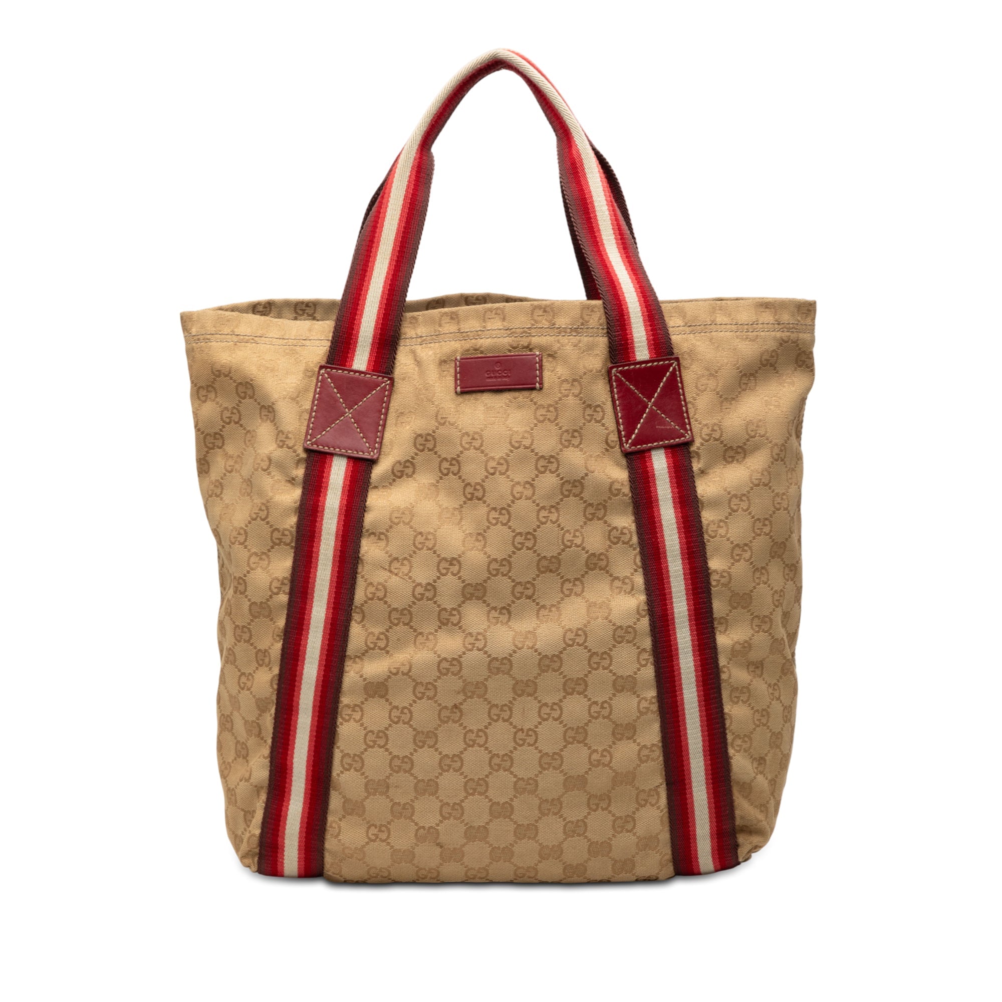 GG Canvas Web Tote