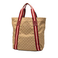 GG Canvas Web Tote