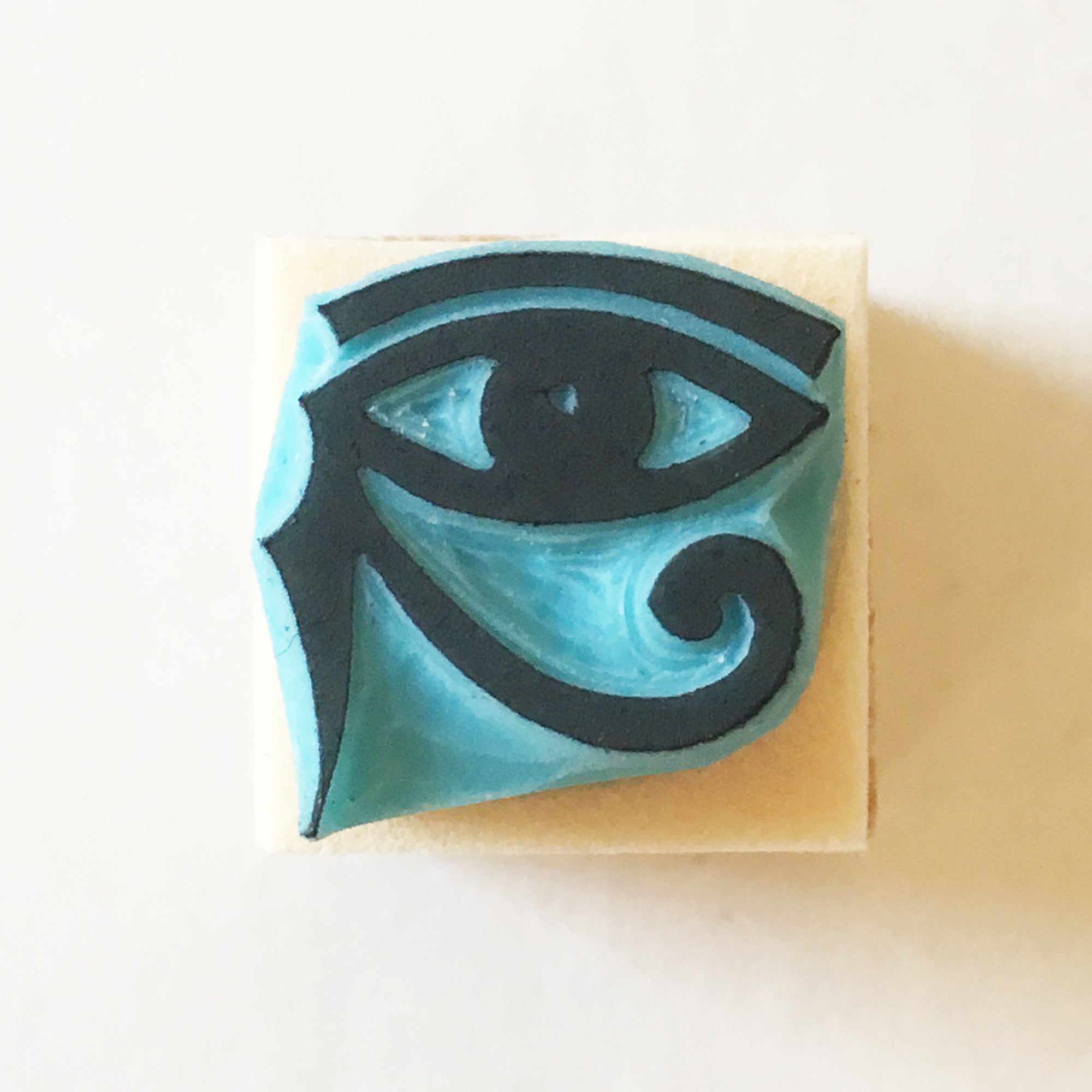 Egyptian symbols mini rubber stamp set of 4
