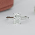 Radiant Cut Solitaire Diamond Engagement Ring