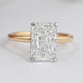 2.50 Carat Hidden Halo Radiant Cut Engagement Ring