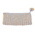 Purple & Tan Raffia Mahjong Bag By The Mahjong House