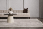 Ramsbury Soft Pink Wool Rug