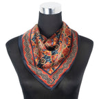 Silk Square Neck Scarf Rania