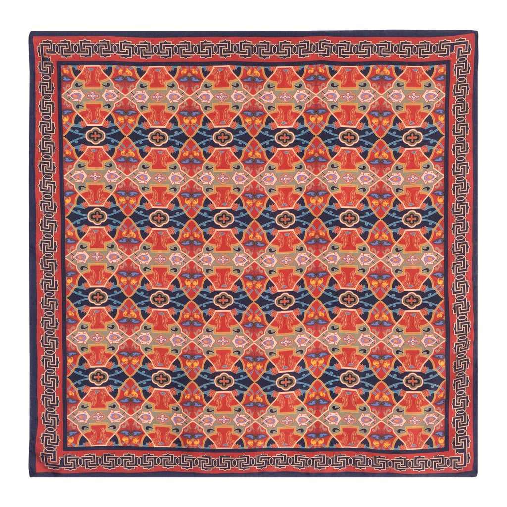 Silk Square Neck Scarf Rania