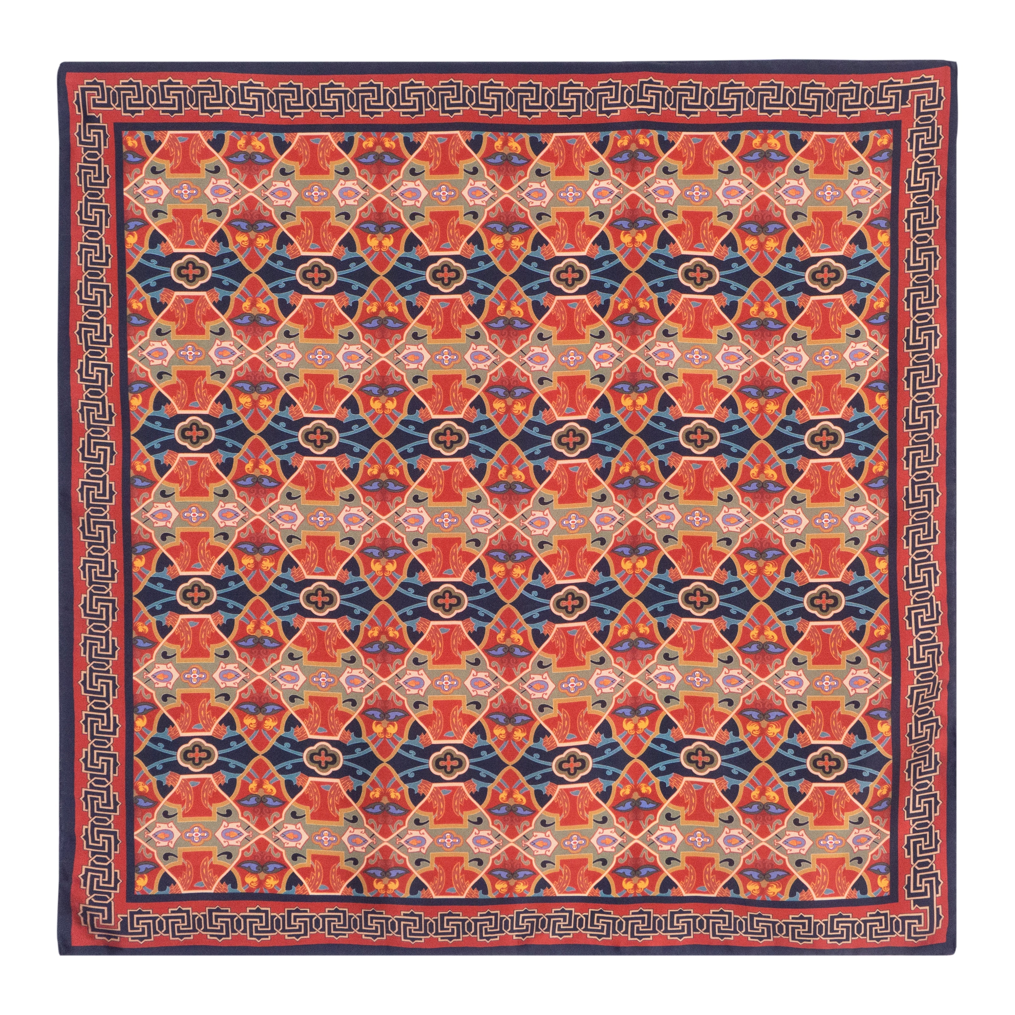 Silk Square Neck Scarf Rania