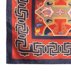 Silk Square Neck Scarf Rania