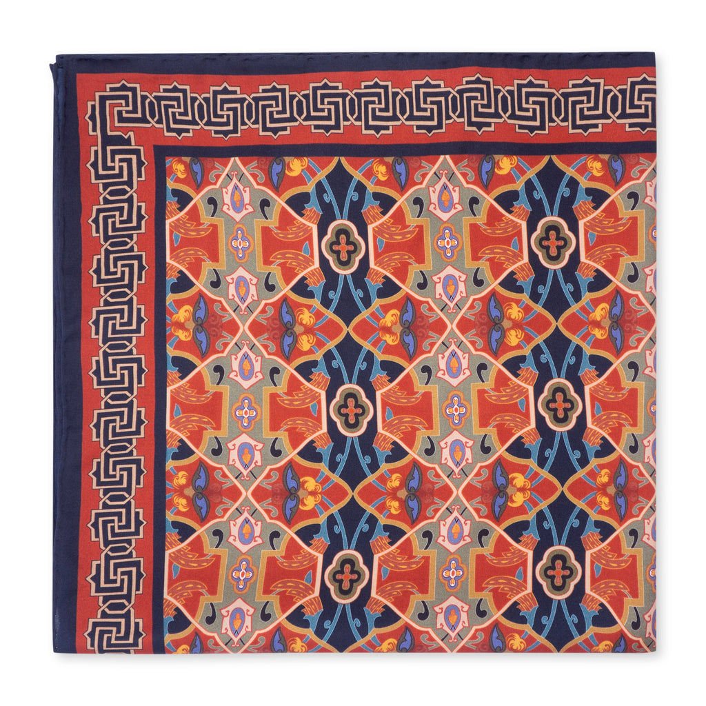 Silk Square Neck Scarf Rania