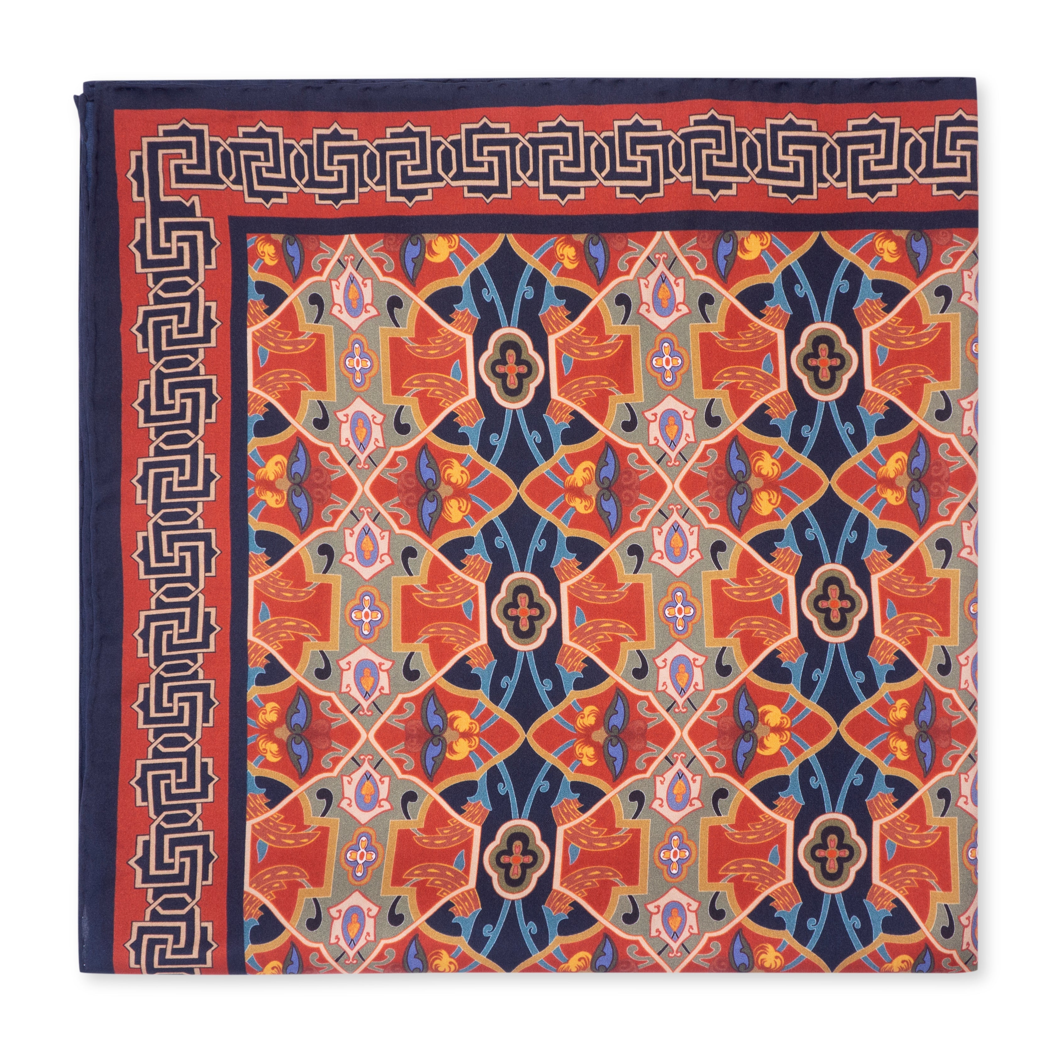 Silk Square Neck Scarf Rania