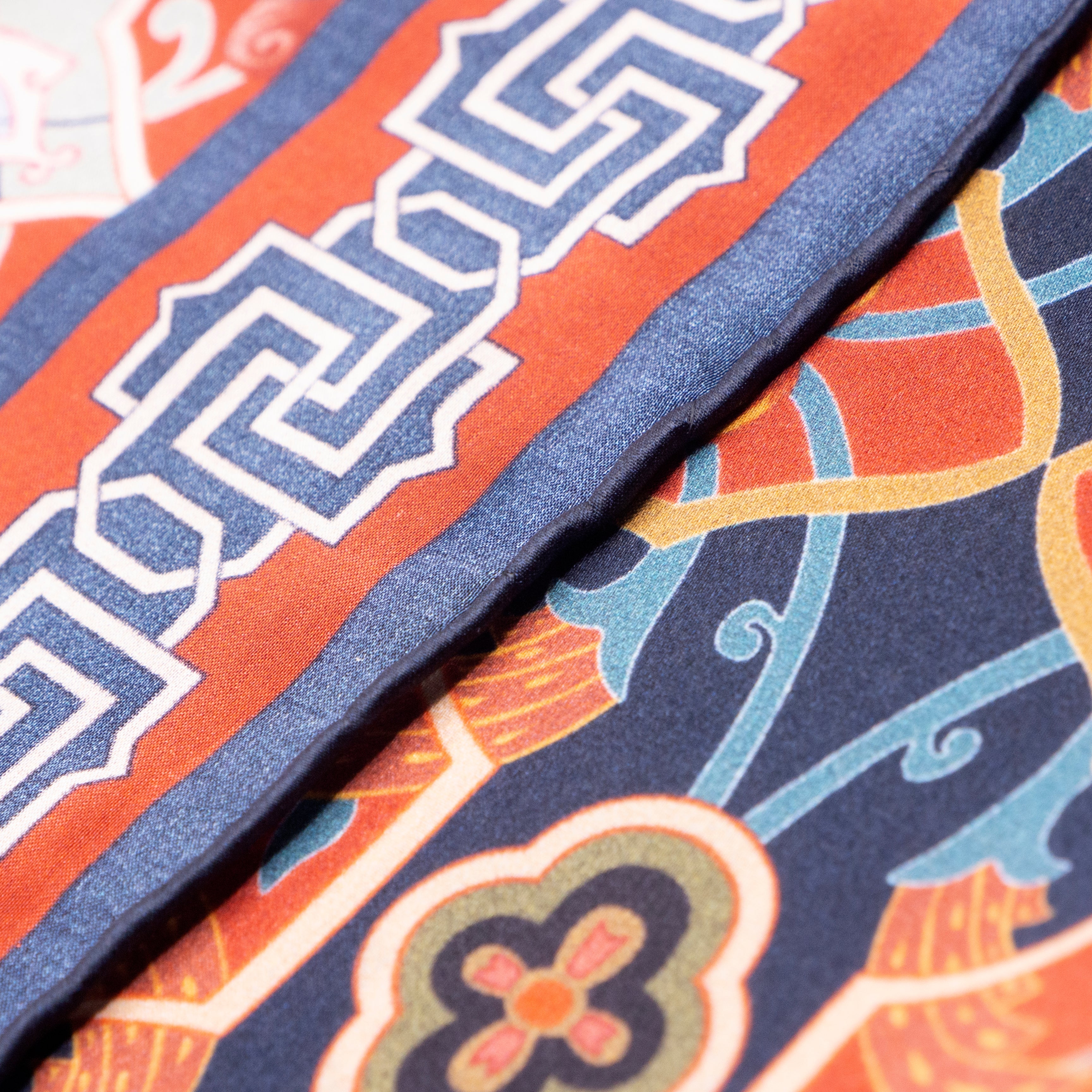 Silk Square Neck Scarf Rania