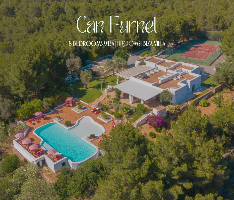 Rare 8-Bedroom Stylish Ibiza Villa with Stunning Views of Dalt Vila, Formentera and the Port in Can Furnet