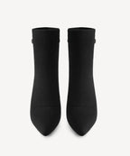 LuxeLink Pointed Toe Stiletto Ankle Boot