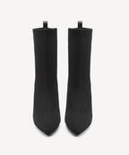 SculptFit Knit Block Heeled Ankle Boot