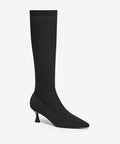 ThermoGrace Pointed Toe Heeled High Boot - Black / US 11 | EU 42.5 | UK 9